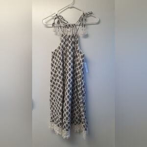 NWT black & off-white Old Navy sundress - size small